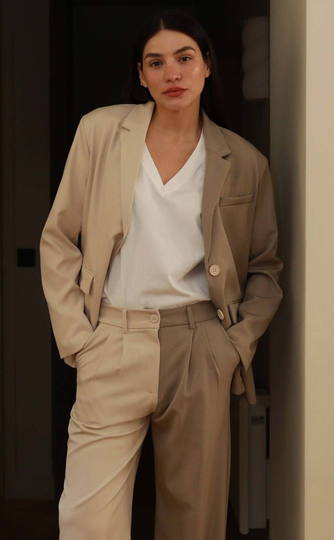 Veste courte boutonnée – Collection GG Luxe Paris