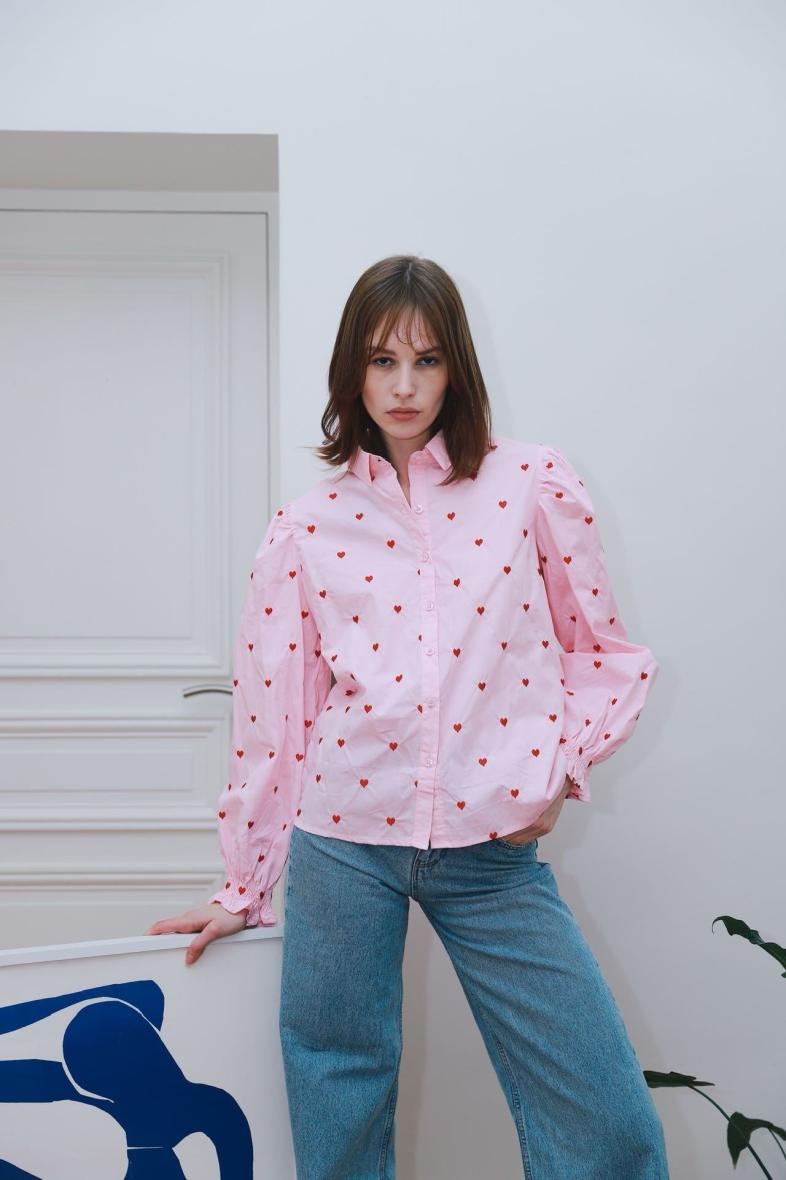 Heart print Shirt