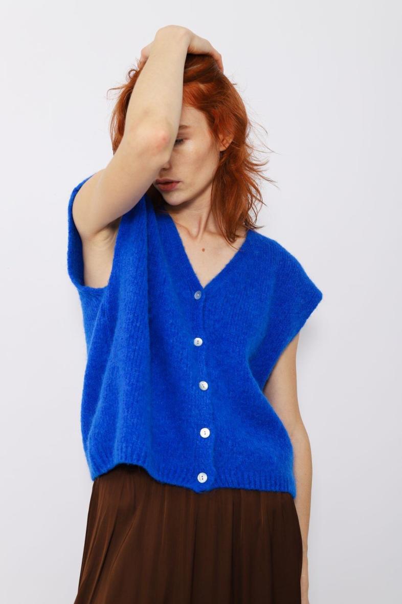 gilet alpaga sans manches
