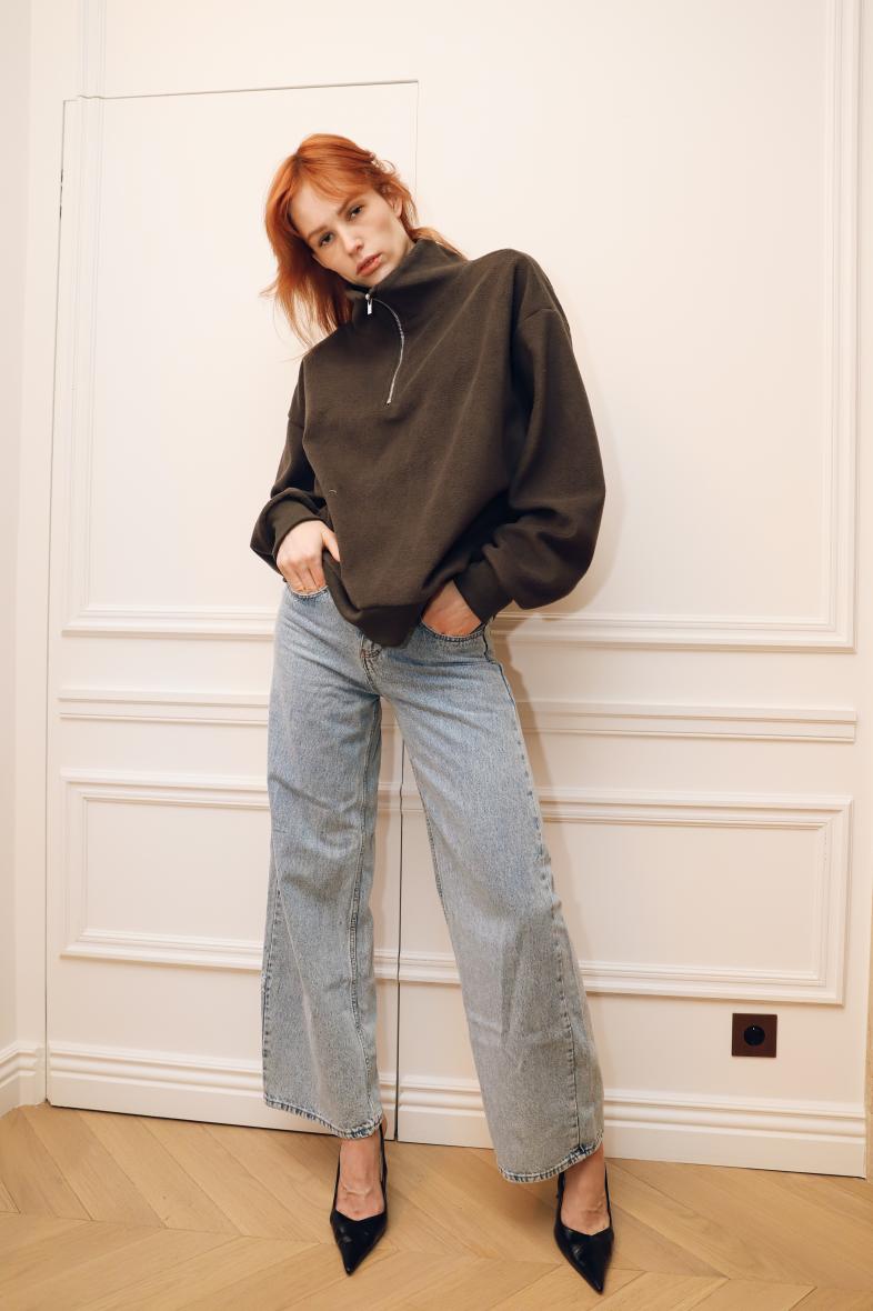 Half Zip Sweatshirt